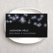 Psychisch medium kosmische sterren en orbs visitekaartje