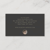 Psychisch medium, mystiek visitekaartje (Achterkant)