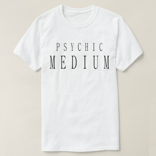 Psychisch medium t-shirt (Design voorkant)