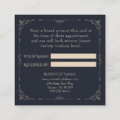 Psychisch medium, Tarot, Spiritueel Verwijs een vr Vierkante Visitekaartje (Achterkant)