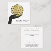 PSYCHISCH MEDIUM TAROTS FORTUNE TELLER VERWIJS VRI VIERKANTE VISITEKAARTJE (Voorkant / Achterkant)