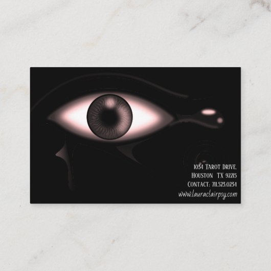 Psychisch medium Visitekaartje (Achterkant)