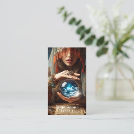 Psychisch medium Visitekaartjes (Staand voorkant)