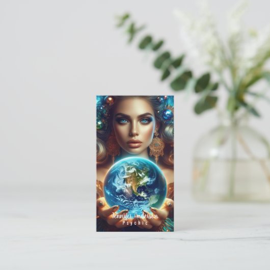 Psychisch medium Visitekaartjes (Staand voorkant)