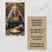 Psychisch medium Visitekaartjes (Voorkant / Achterkant)
