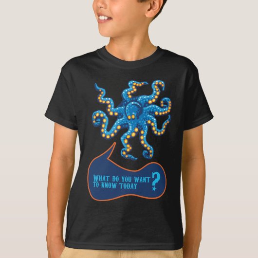 Psychisch octopus t-shirt (Voorkant)