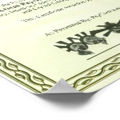 Psychisch opleidingscertificaat poster (Hoek)