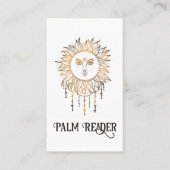 Psychisch palmleesapparaat Tarot Kaart Reader Visitekaartje (Voorkant)