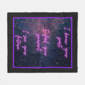 Psychisch vermogen: ik ken je verleden, Cadeau, to Fleece Deken (Voorkant (Horizontaal))