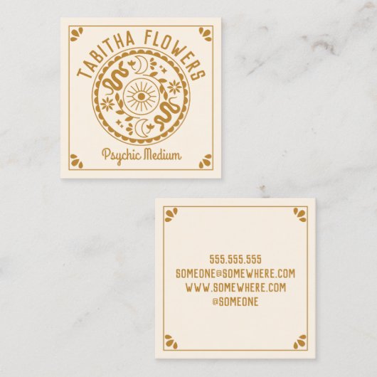 Psychisch Visitekaartje (Voorkant / Achterkant)