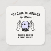 Psychisch Visitekaartje voor middelgrote kristalle (Voorkant)