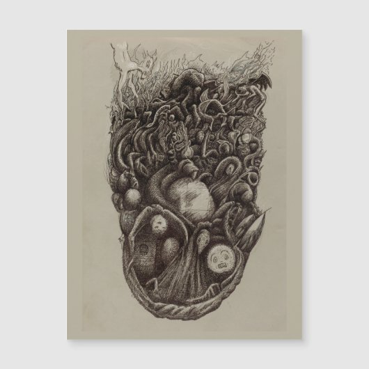 Psychische aanval, magnetische Kaart (Voorkant)