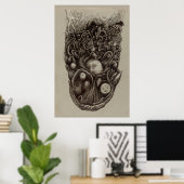 Psychische aanval poster (Thuiskantoor)