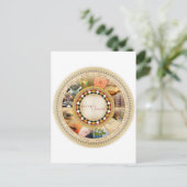 Psychische bibliotheek briefkaart (Staand voorkant)