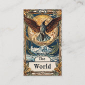 Psychische counseling en tarotlezen visitekaartje (Voorkant)