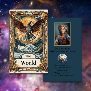 Psychische counseling en tarotlezen visitekaartje