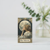 Psychische counseling en tarotlezen visitekaartje (Staand voorkant)