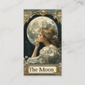 Psychische counseling en tarotlezen visitekaartje (Voorkant)