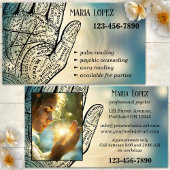 Psychische counseling palmlezer visitekaartje