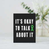 Psychische Gezondheid Bewustzijn Het is oké om ero Briefkaart (Staand voorkant)
