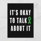 Psychische Gezondheid Bewustzijn Het is oké om ero Briefkaart (Voorkant)