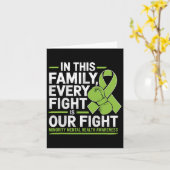 Psychische gezondheid Overlevende Elke vechtpartij Kaart (Gele Bloem)