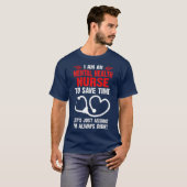 Psychische gezondheid Verpleegkundige Psychiatrisc T-shirt (Voorkant volledig)