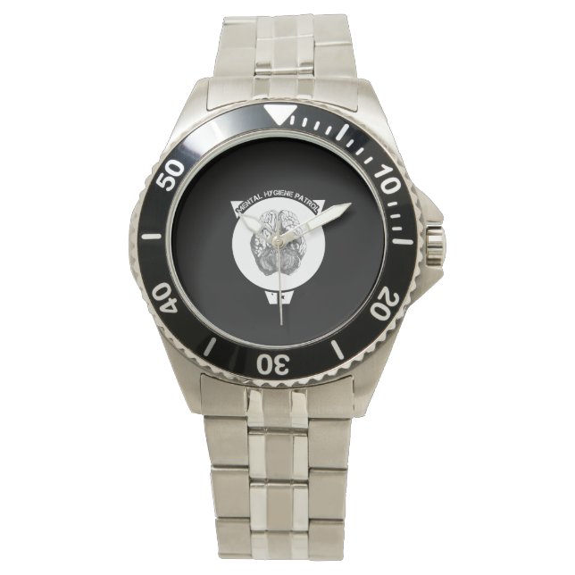 Psychische hygiëne Patrol Horloge (Voorkant)