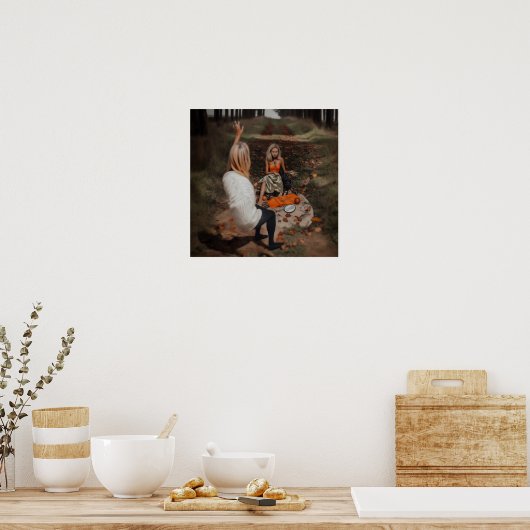 Psychische lezer Medium Witchy AI Art Matte Value Poster (Keuken)