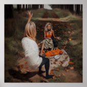 Psychische lezer Medium Witchy AI Art Matte Value Poster (Voorkant)