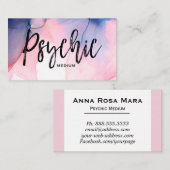 *~* Psychische Medium Reader Metafysische Waterver Visitekaartje (Voorkant / Achterkant)