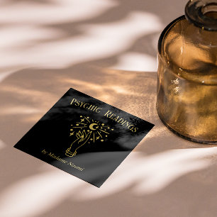 PSYCHISCHE MEDIUMDOELSTELLINGEN FORTUNE TELLERASTR VIERKANTE VISITEKAARTJE