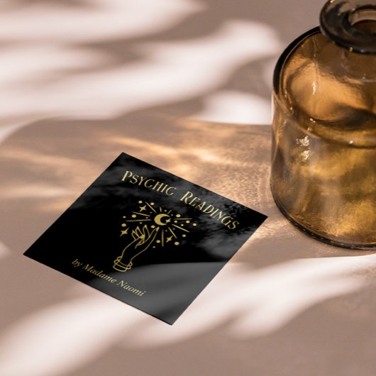 PSYCHISCHE MEDIUMDOELSTELLINGEN FORTUNE TELLERASTR VIERKANTE VISITEKAARTJE