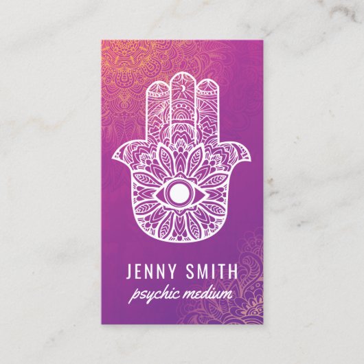 Psychische middelgrote Visitekaartjes (Voorkant)