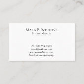 *~* Psychische Middelgrote Waterverf Geestelijke C Visitekaartje (Achterkant)