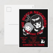 Psychische ogen Levend Poster Feestdagenkaart (Voorkant / Achterkant)