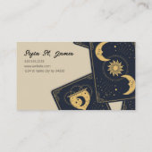 Psychische palm- en tarotlezer voor Kaart Visitekaartje (Achterkant)