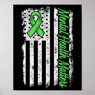 Psychische problemen bestrijden stigma geestelijke poster