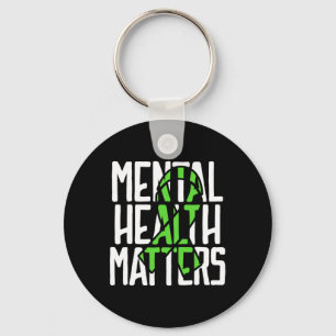 Psychische problemen bestrijden stigma geestelijke sleutelhanger