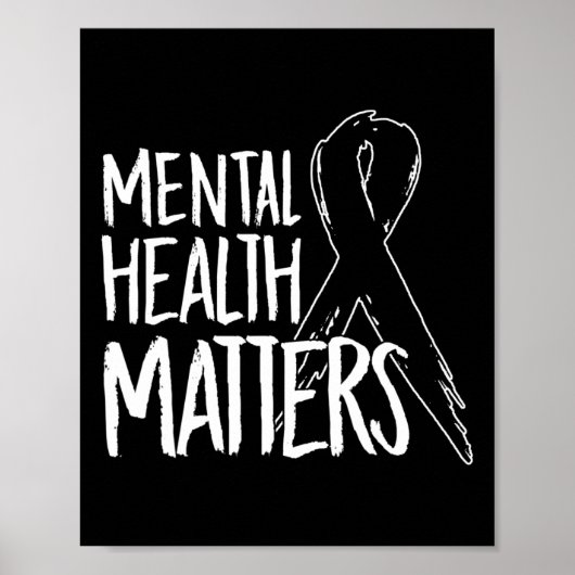 Psychische problemen ontwerpen zelfmoord voor Awar Poster (Voorkant)