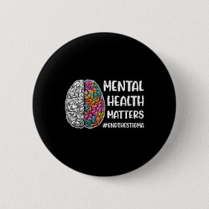 Psychische problemen ronde button 5,7 cm
