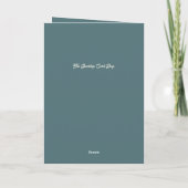 Psychische Seizoen Groeten Feestdagen Kaart (Achterkant)