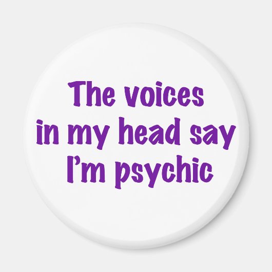 Psychische stemmen magneet (Voorkant)