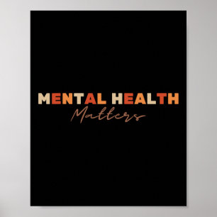 Psychische stoornissen Depressie Suïcide Awarenes Poster