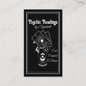 Psychische tarotlezer visitekaartje (Voorkant)