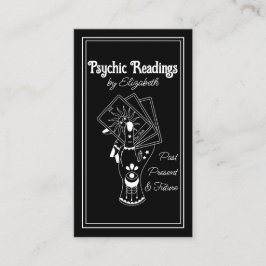 Psychische tarotlezer visitekaartje