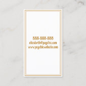 Psychische tarotlezer visitekaartje (Achterkant)