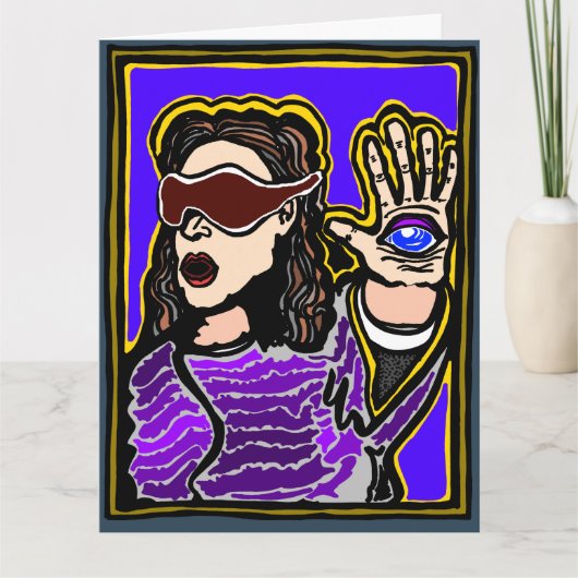 Psychische verjaardagskaart van ParanormalPrints Kaart (Voorkant)