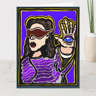 Psychische verjaardagskaart van ParanormalPrints Kaart