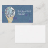 Psychische visitekaartjes met kristallen (Voorkant / Achterkant)